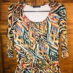 Women’s retro print top